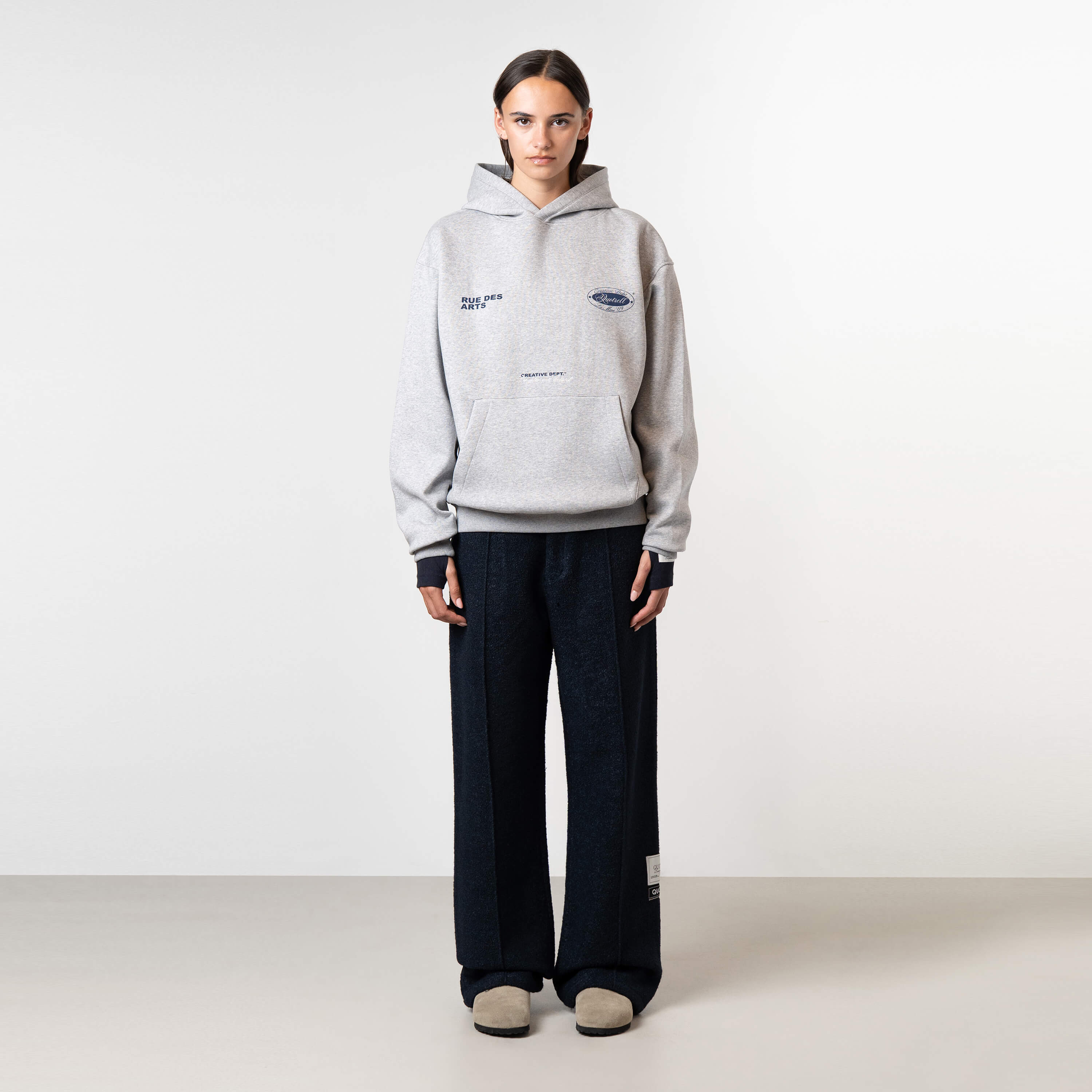 Model is 175 cm and wears size S