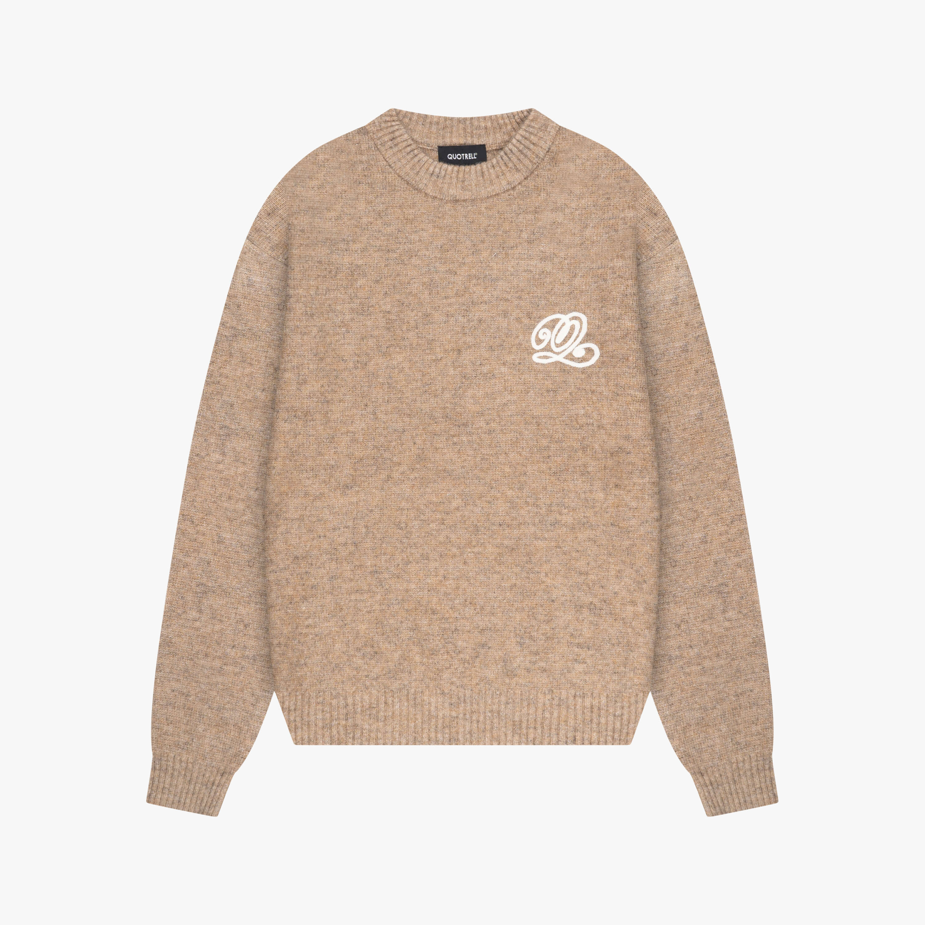 Premium oversized knitted sweater · Soft streetwear Quotrell