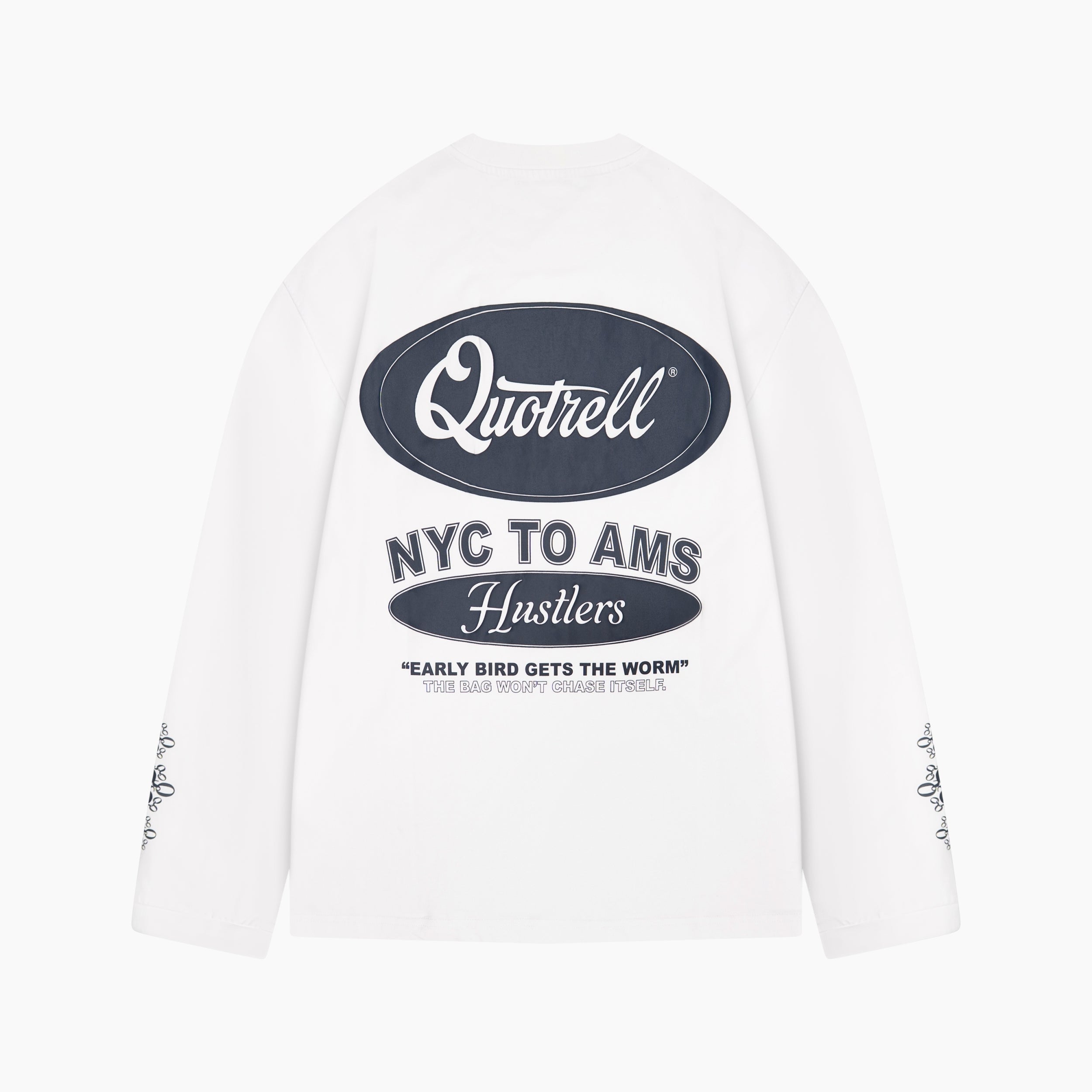 トップス Julius long sleeves specter capitalism LOUIS LONGSLEEVE | WHITE/NAVY – Quotrell