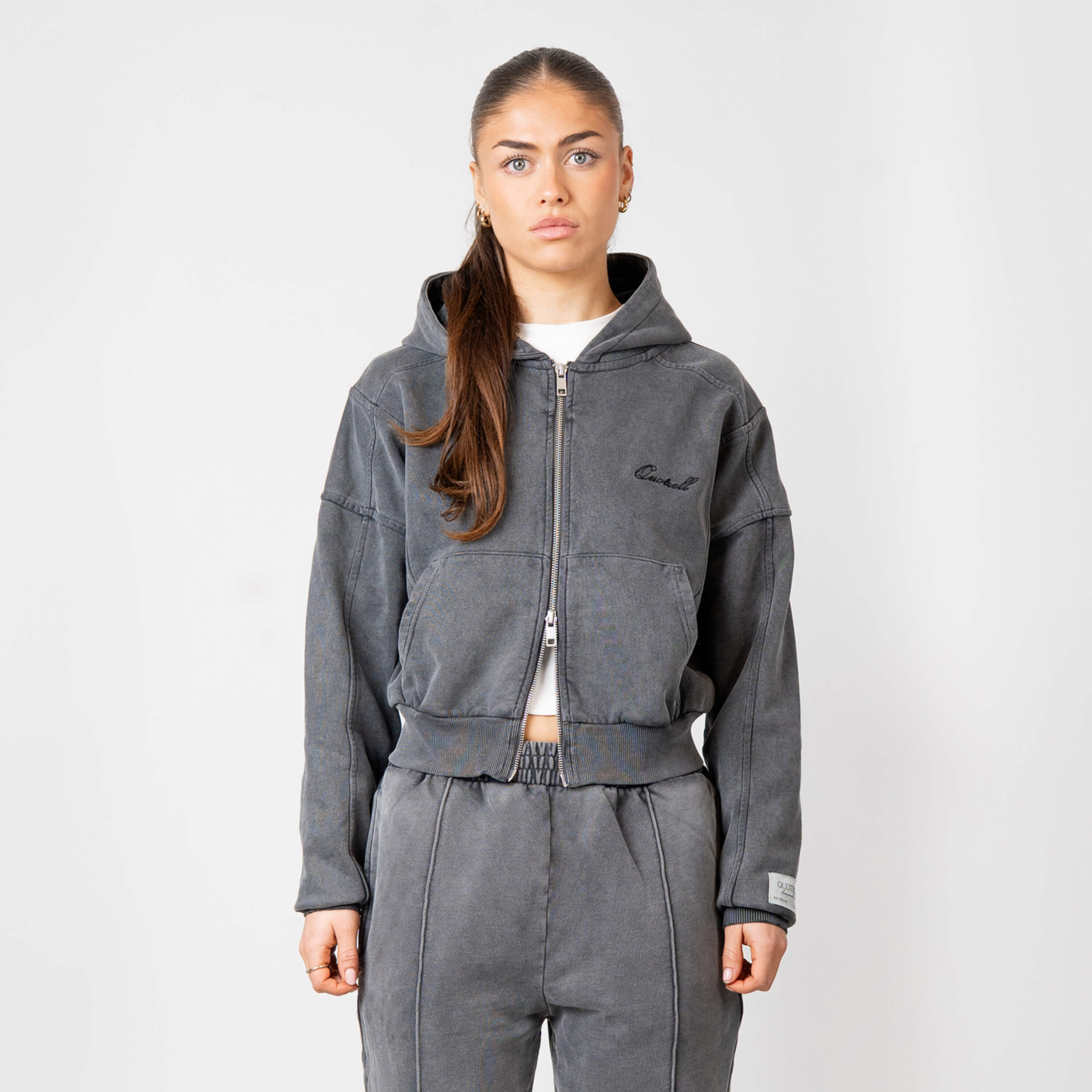 トップス Antwort STROLL VEST made to order Premium Zip Vest in Acid Grey • Streetwear • Quotrell