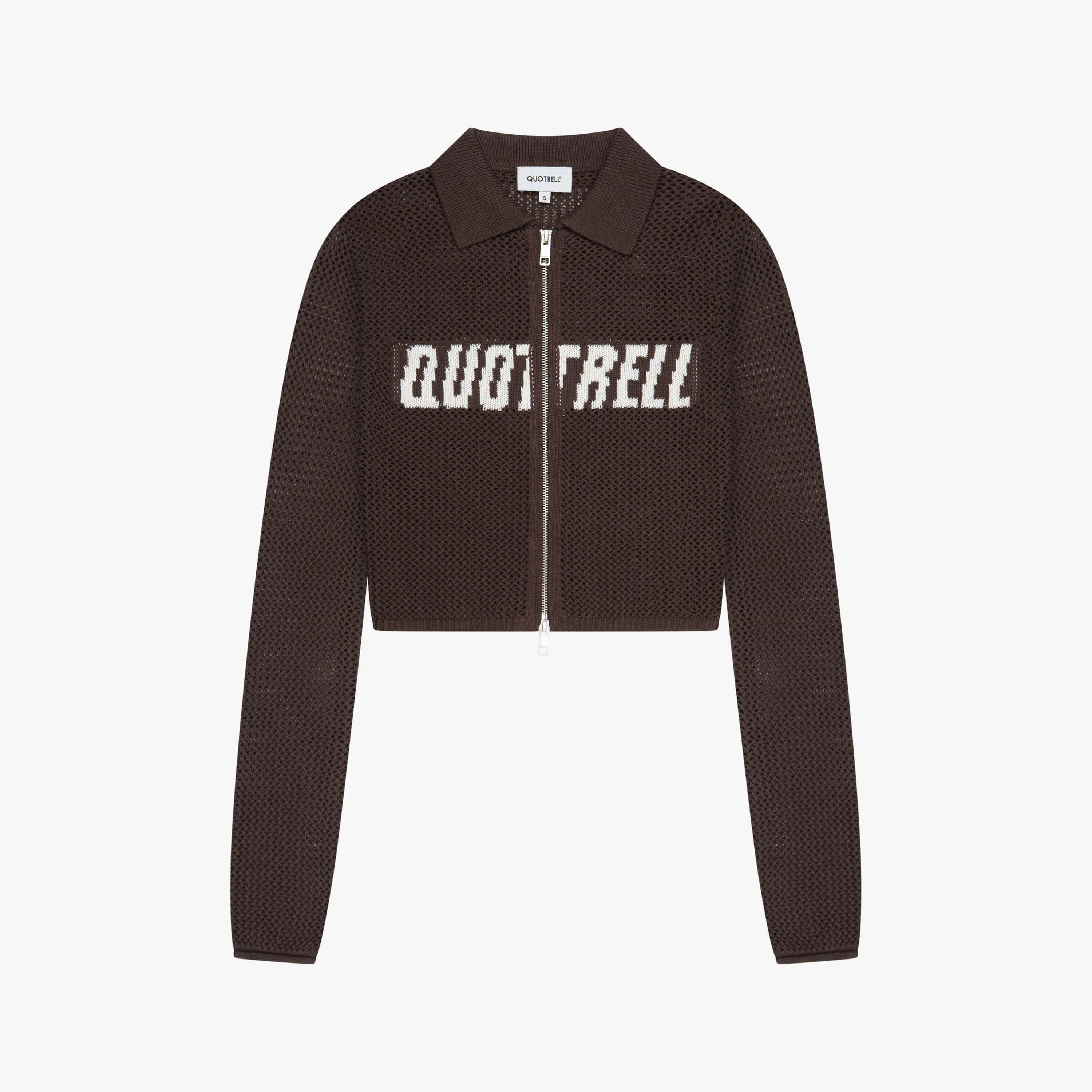 Premium Knitted Zip Top · Cropped Regular Fit · Quotrell