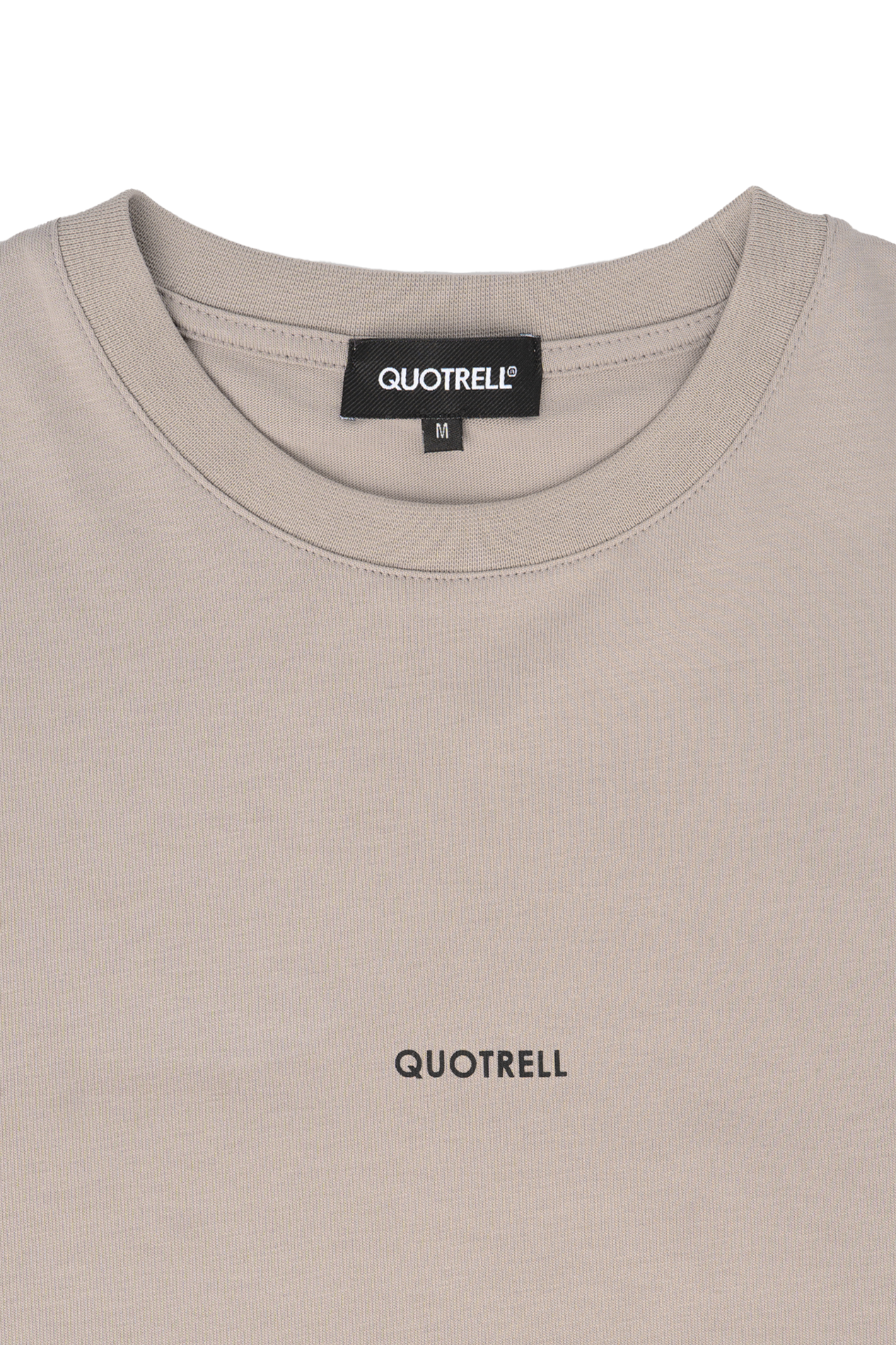 FUSA T-SHIRT | TAUPE/BLACK