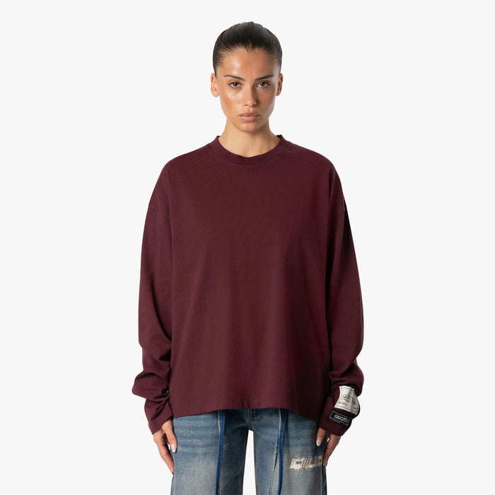 BASE LONGSLEEVE | BURGUNDY