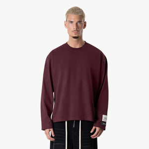 BASE LONGSLEEVE | BURGUNDY