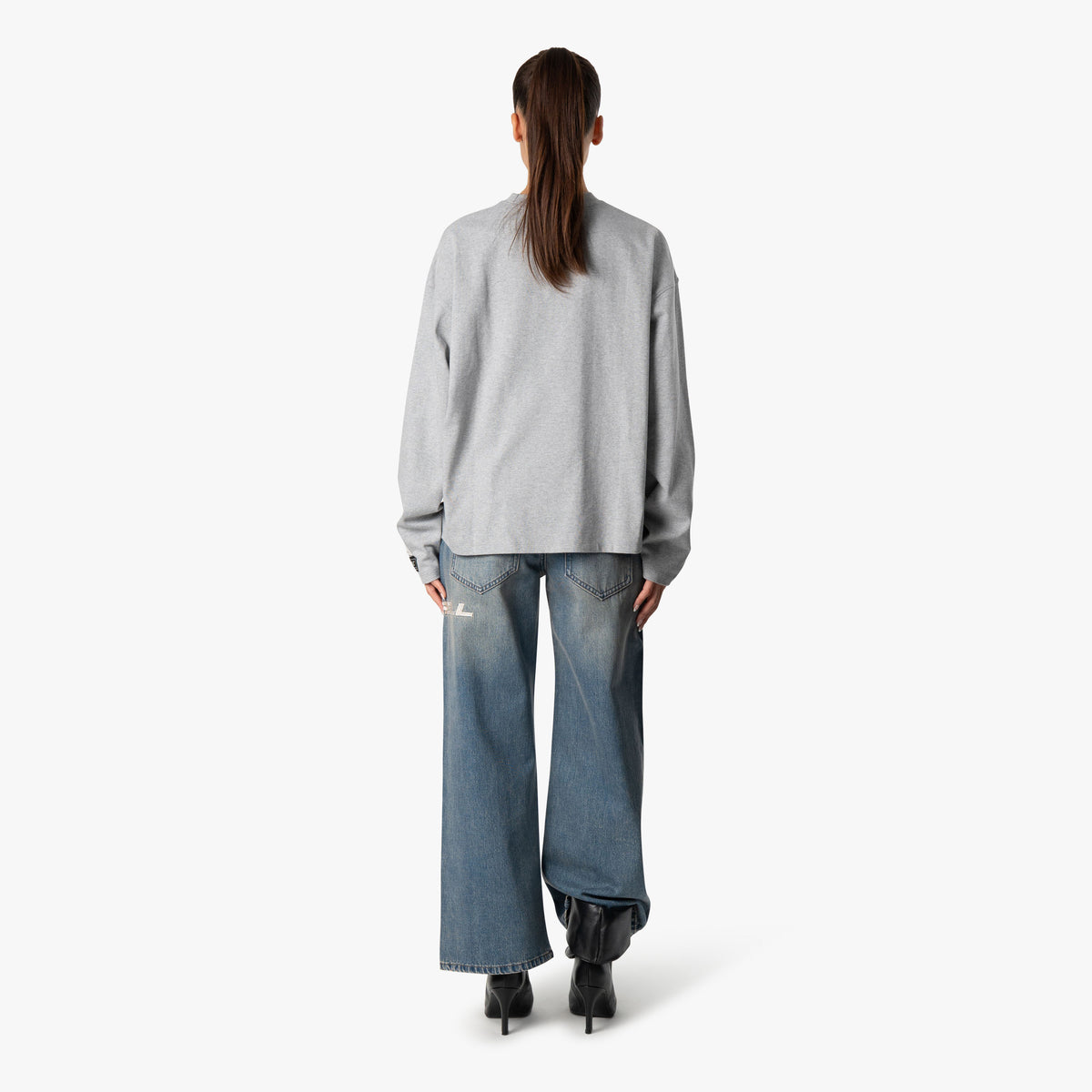 Base Longsleeve in grey melee