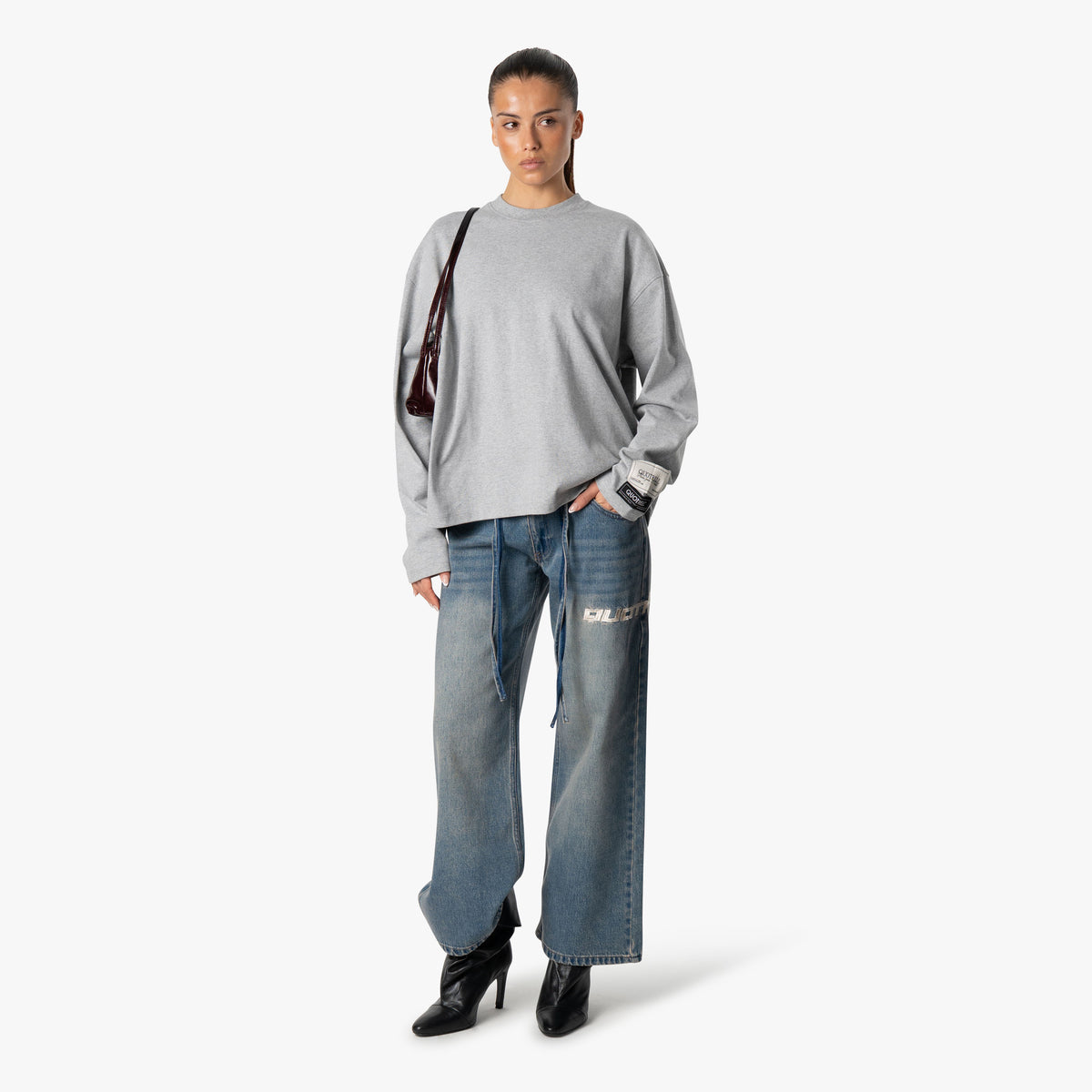 Base Longsleeve in grey melee