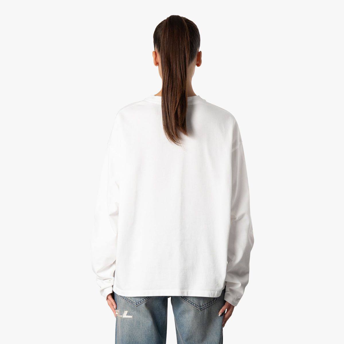 Base Longsleeve in white