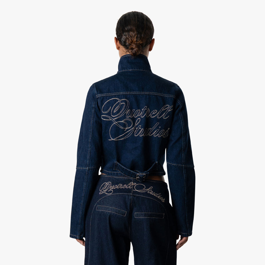 CLIP DENIM JACKET | INDIGO