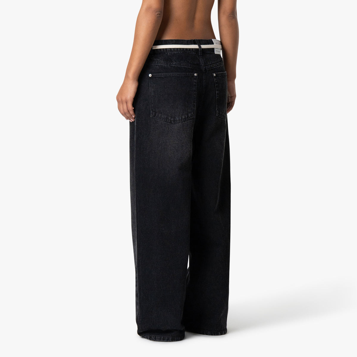 Core Denim Jeans in washed black