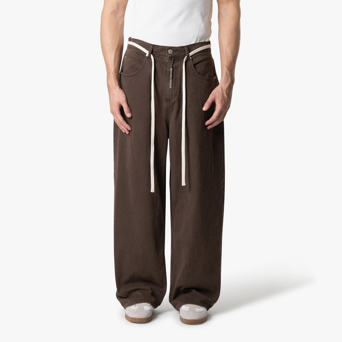CORE DENIM JEANS | WASHED BROWN