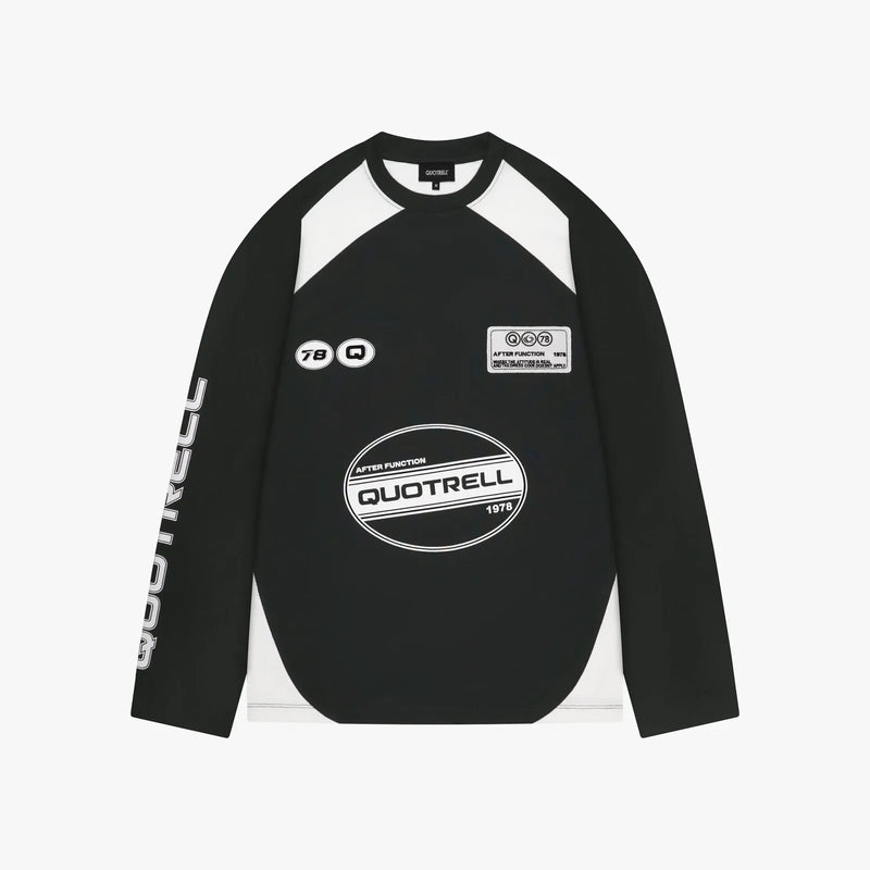 FW26 DROP1 FRAME LONGSLEEVE | BLACK/WHITE