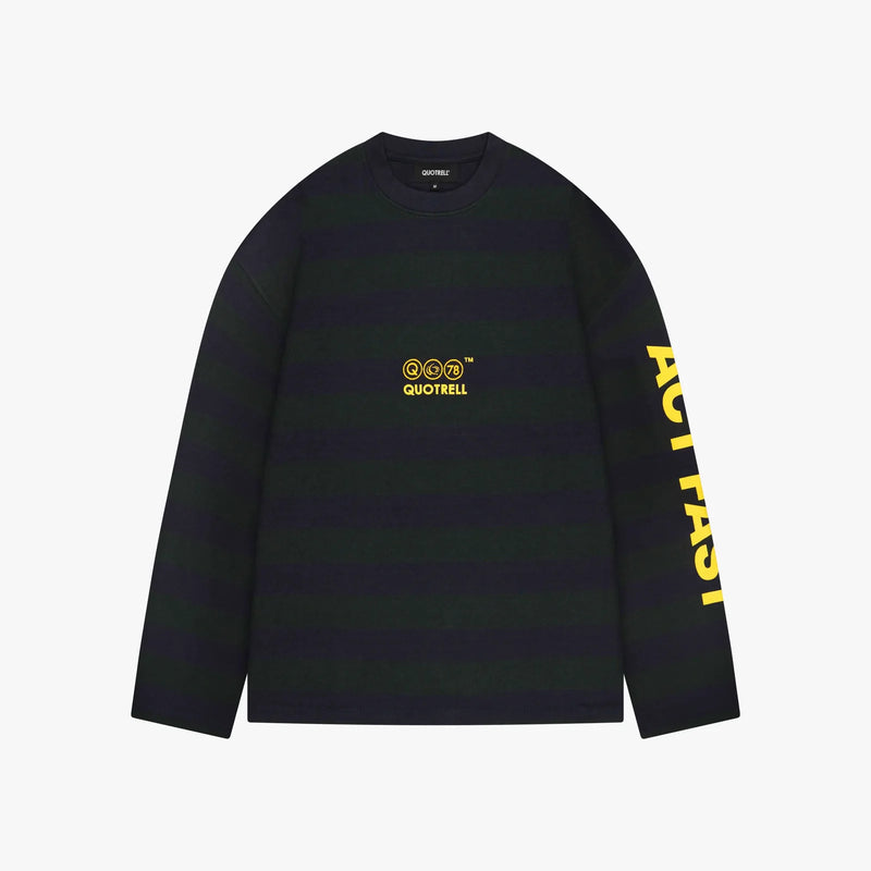 FW26 DROP1 MOVING LONGSLEEVE | NAVY/WHITE