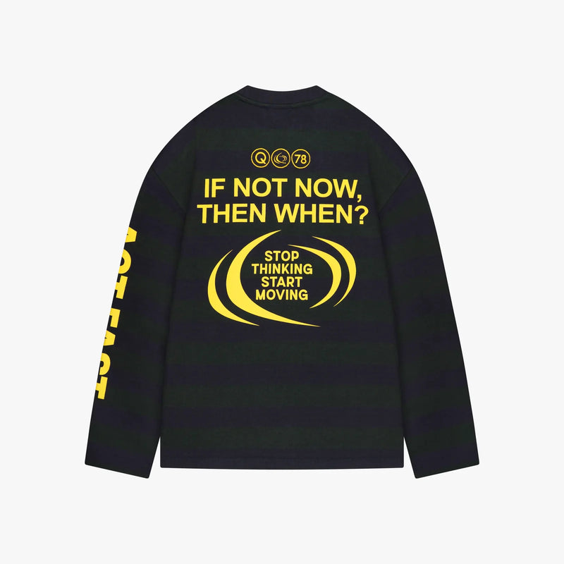 FW26 DROP1 MOVING LONGSLEEVE | NAVY/WHITE 3