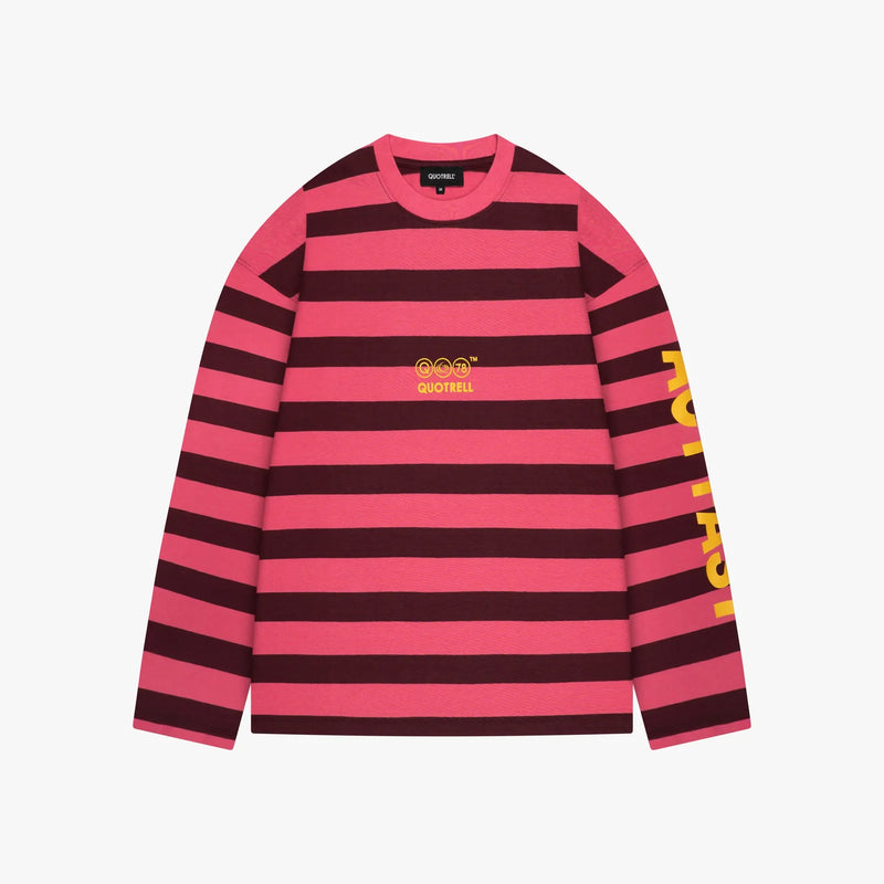 FW26 DROP1 MOVING LONGSLEEVE | PINK/BURGUNDY