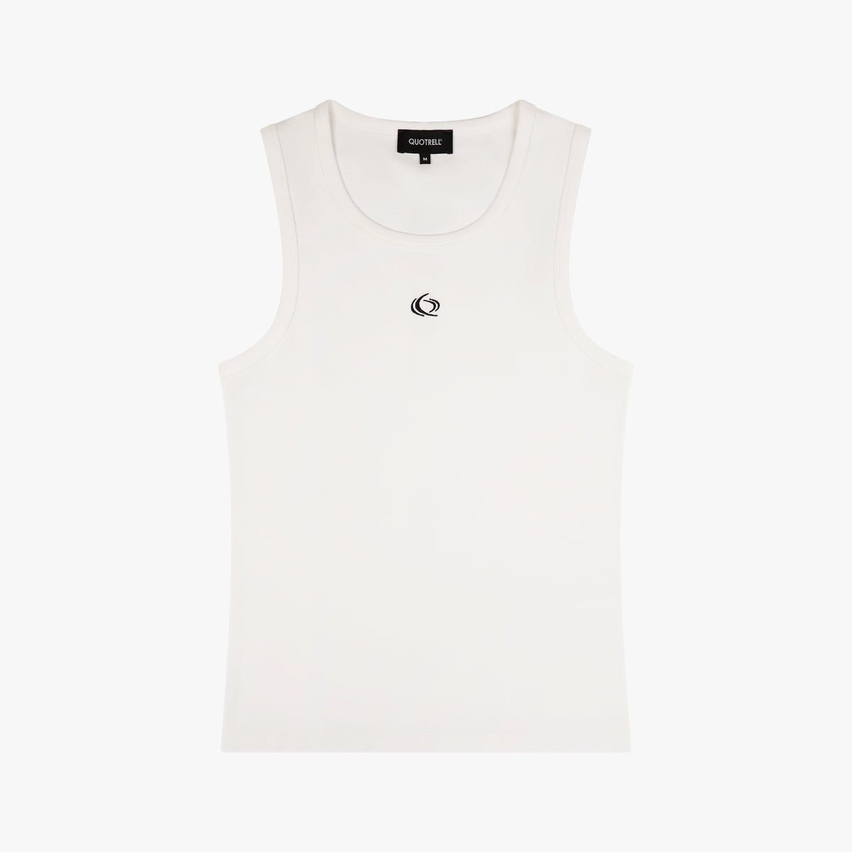 Basic Tank Top in white, front view