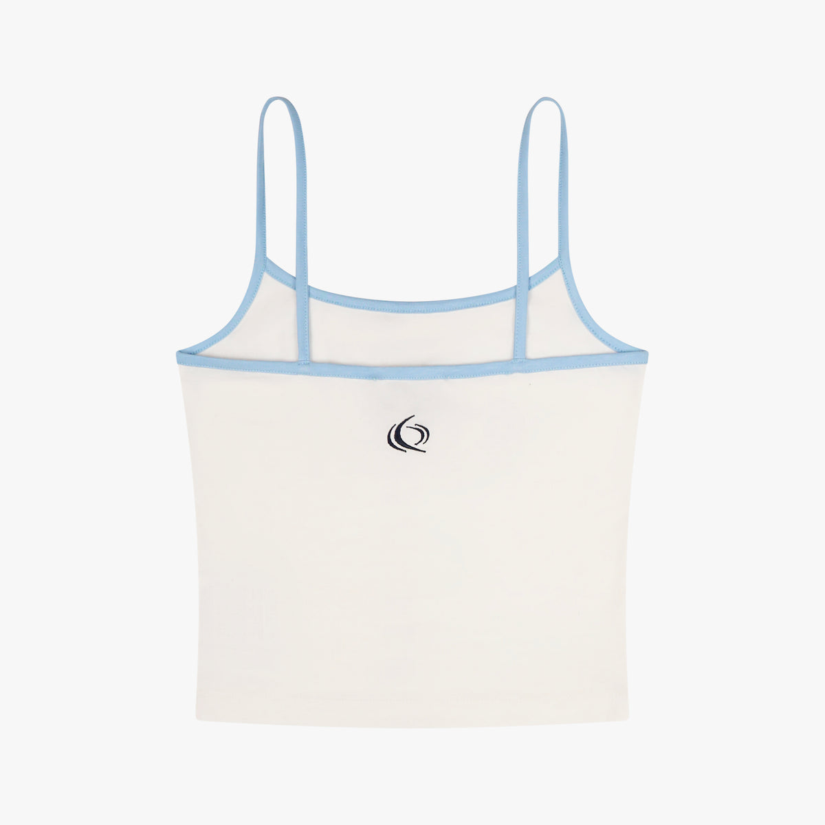 Nina Top in white and light blue