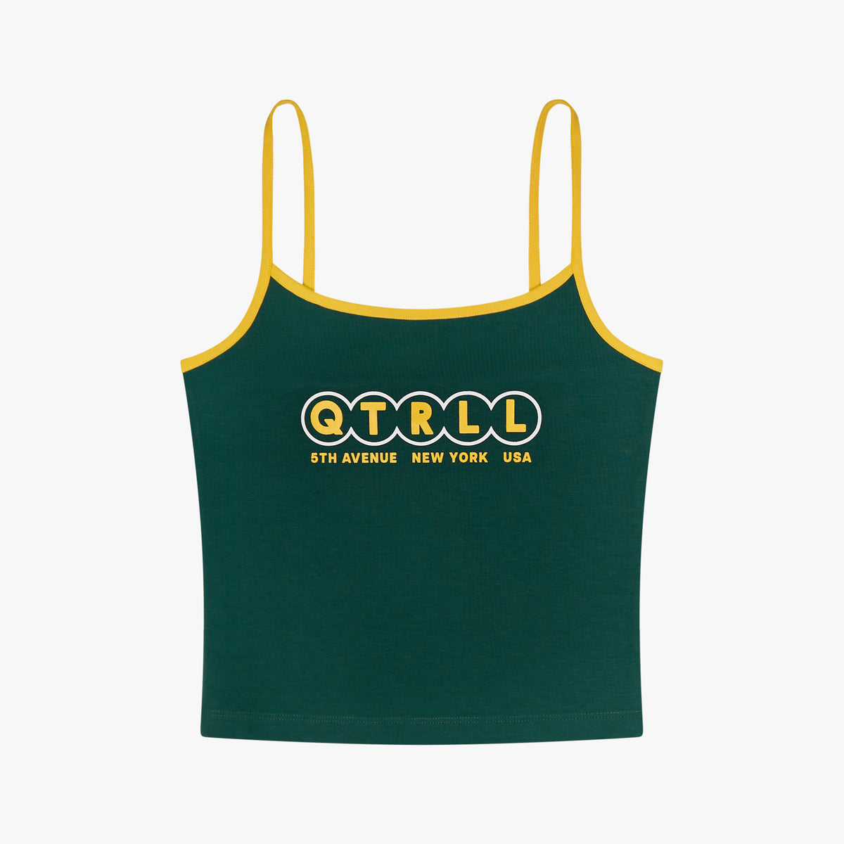 Nina Top in green and yellow