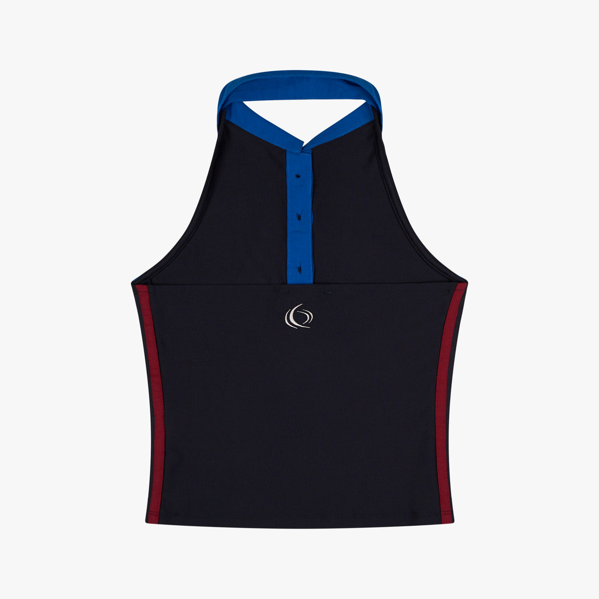 Nola Top in navy and blue
