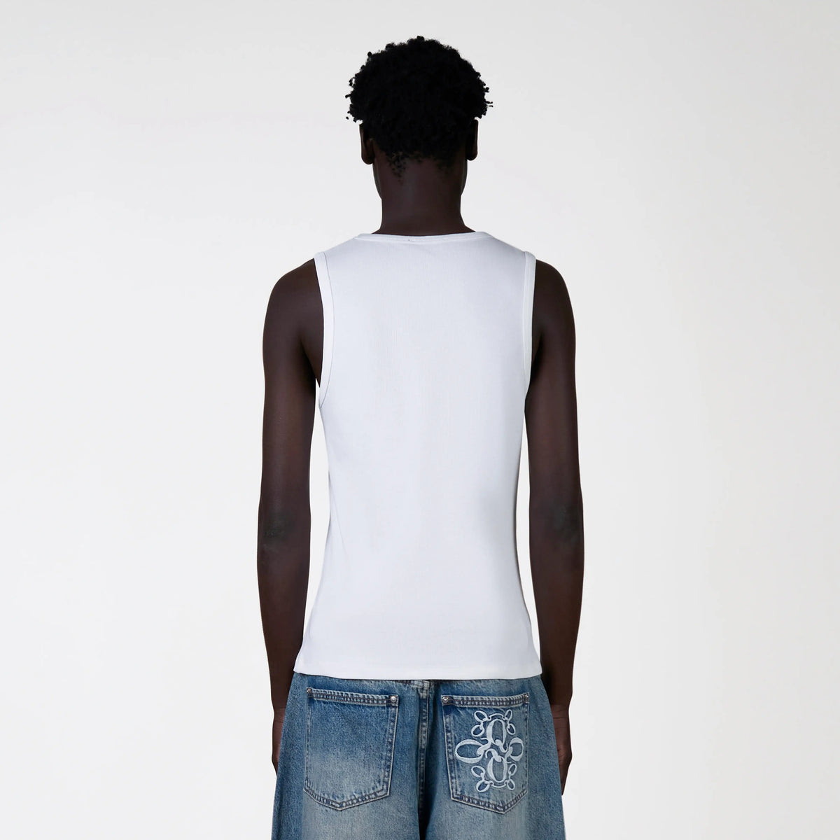 Basic Tank Top in white