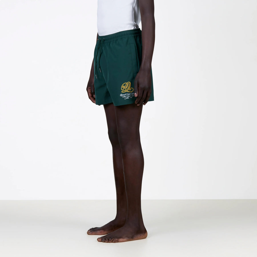 CHAIN SWIMSHORT | GREEN/YELLOW