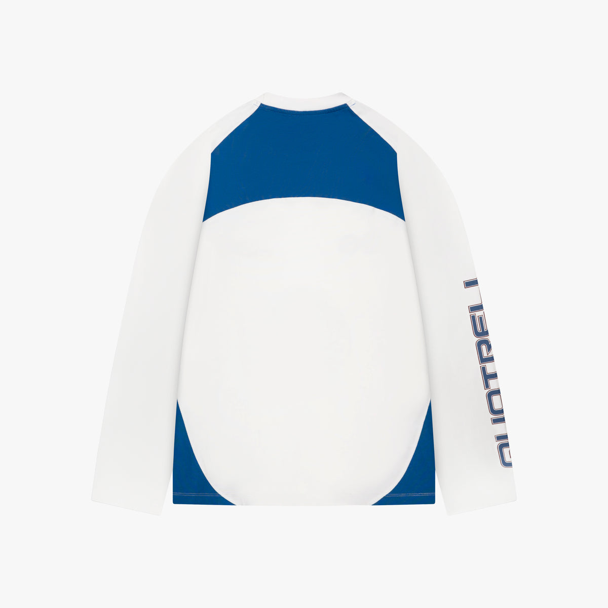 Frame Longsleeve in white and blue