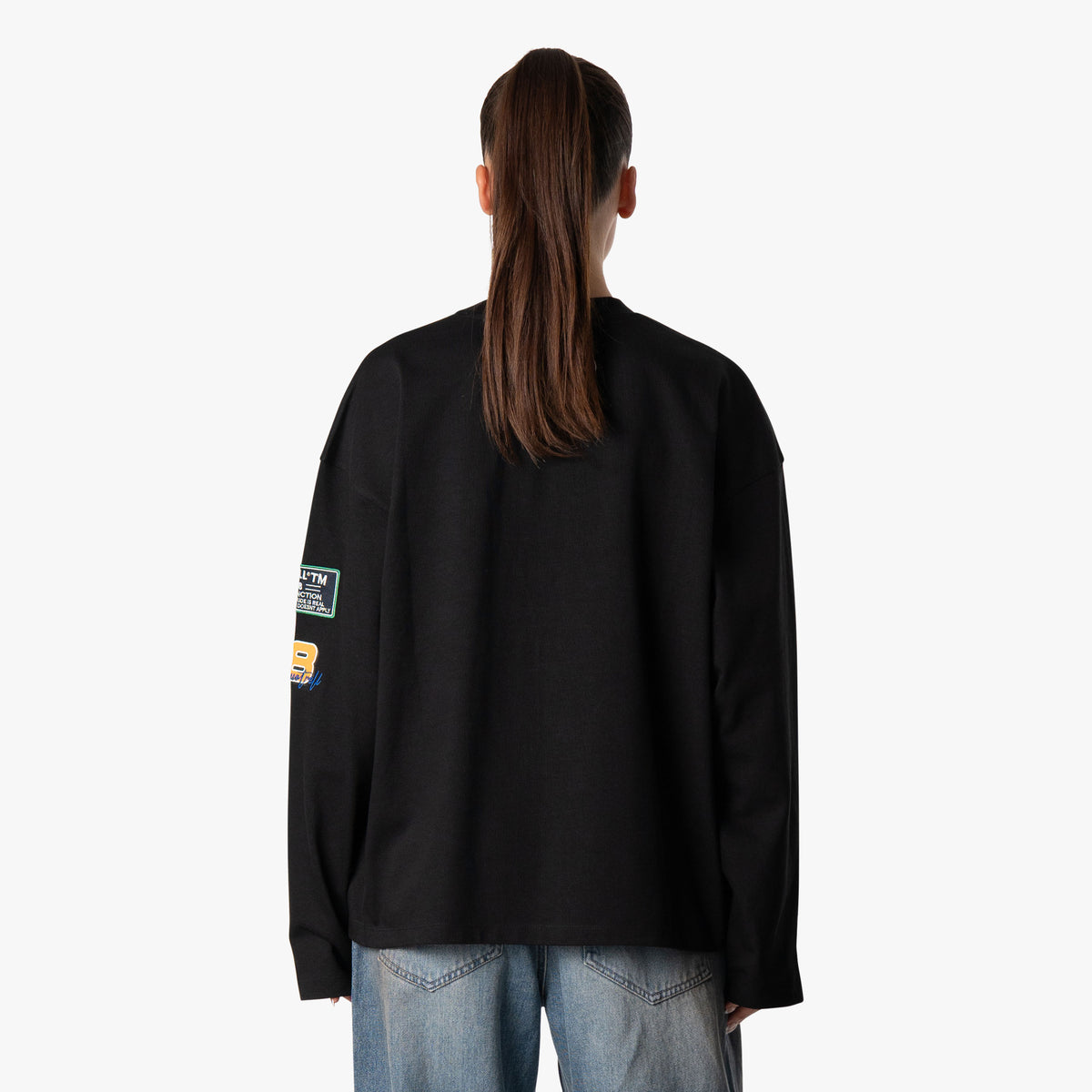 Grid Longsleeve in black