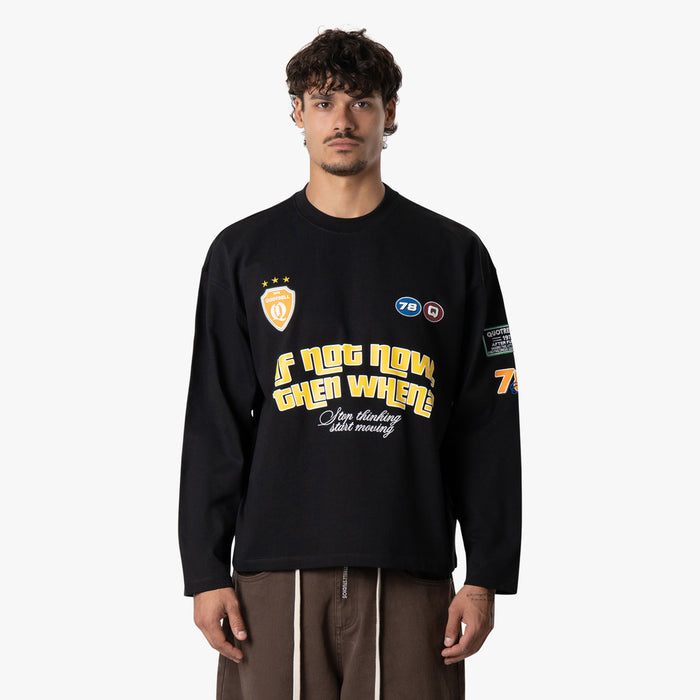 GRID LONGSLEEVE | BLACK