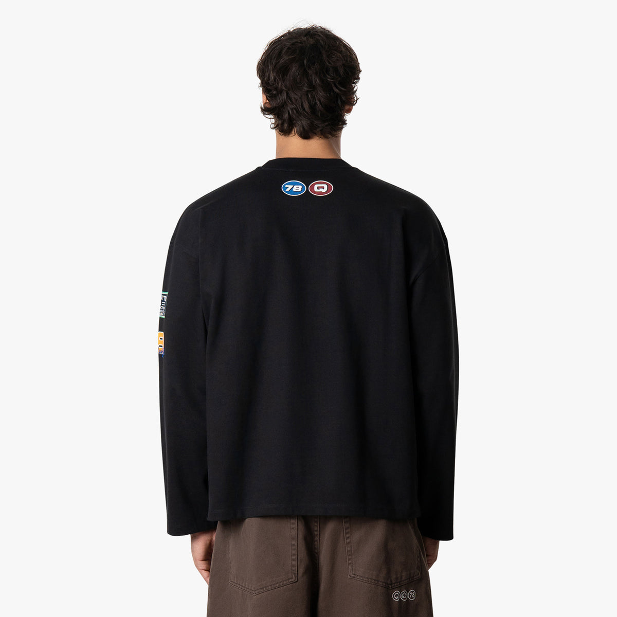 Grid Longsleeve in black