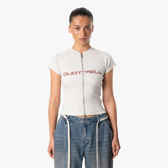 INDY ZIP TOP | GREY