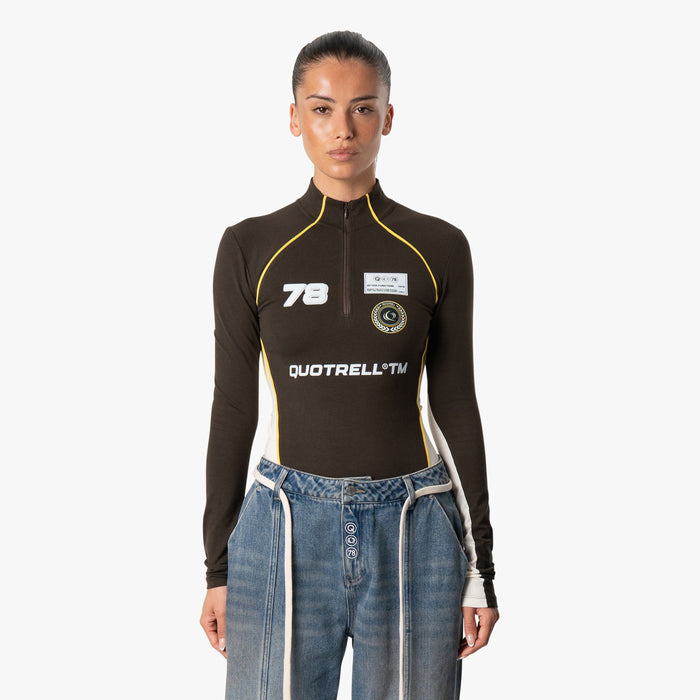 JUNA BODY | BROWN/ECRU