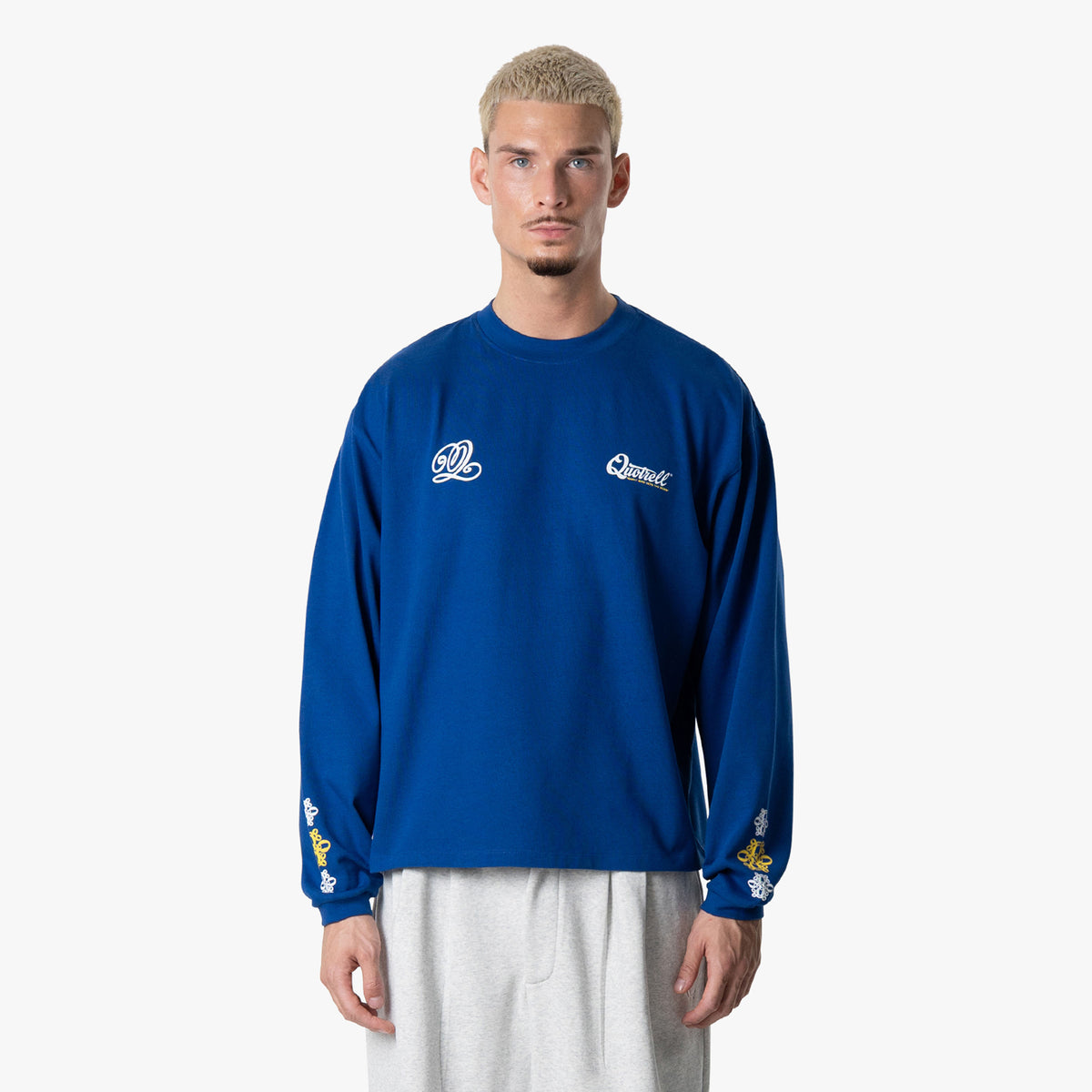 Louis Longsleeve in blue and white