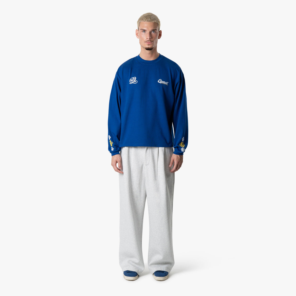 Louis Longsleeve in blue and white
