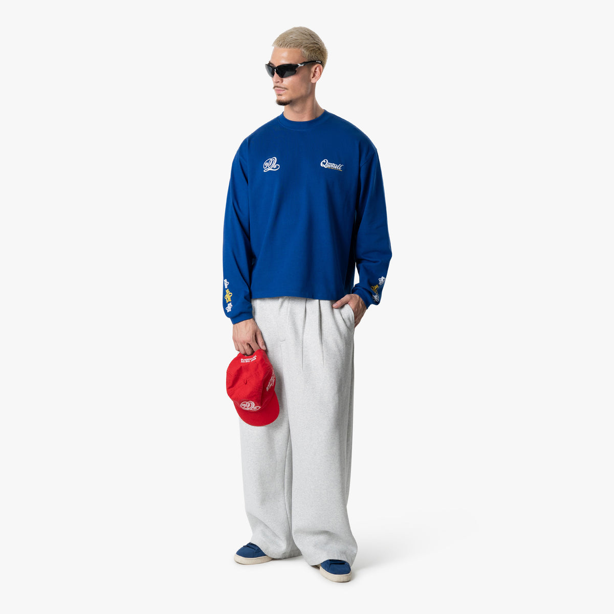 Louis Longsleeve in blue and white