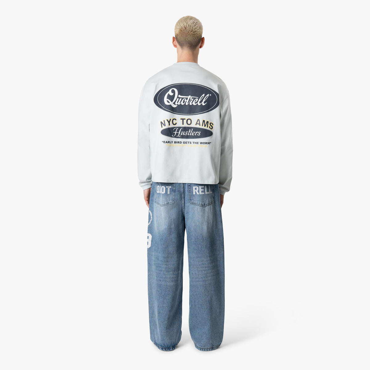 Louis Longsleeve in light blue and navy