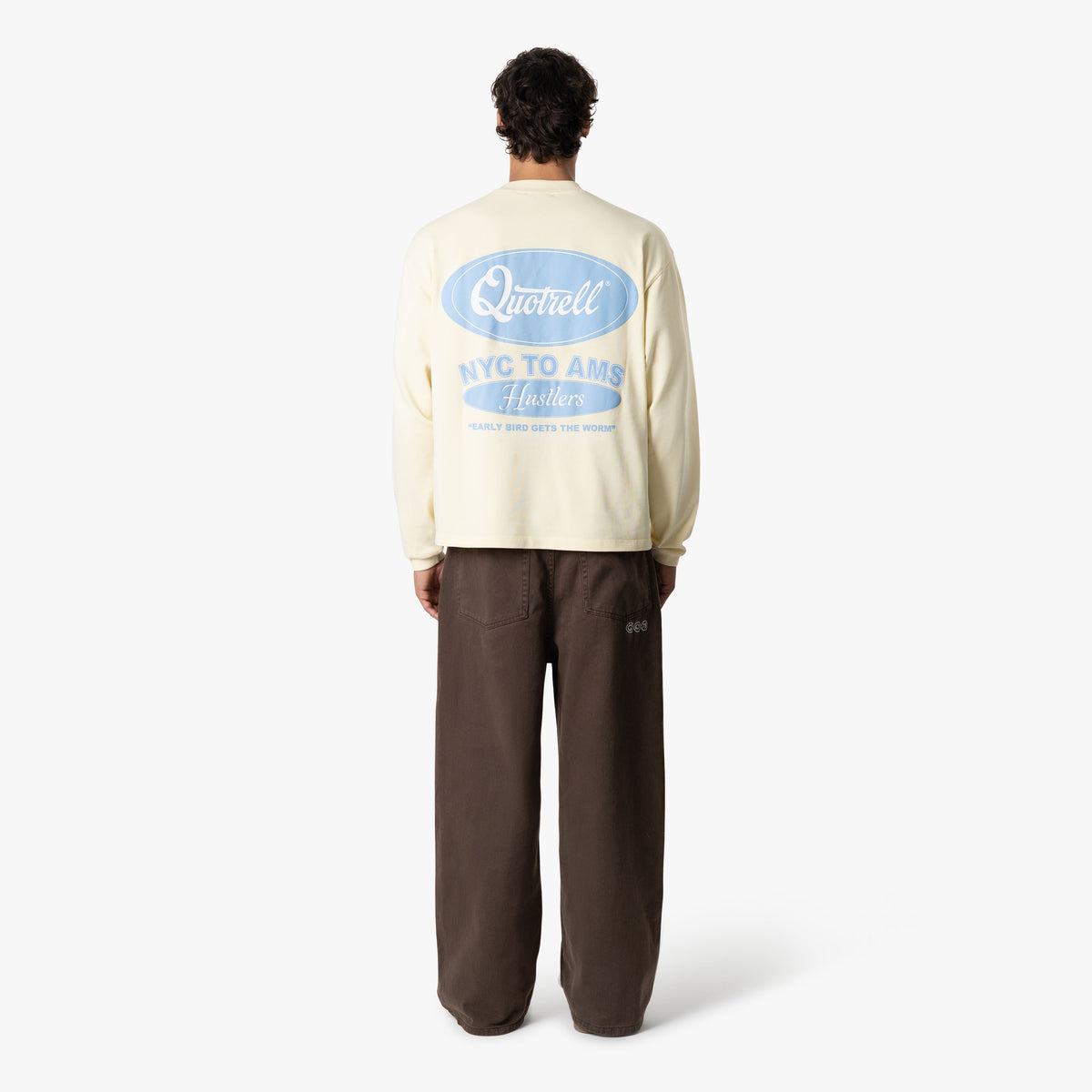 Louis Longsleeve in yellow and light blue