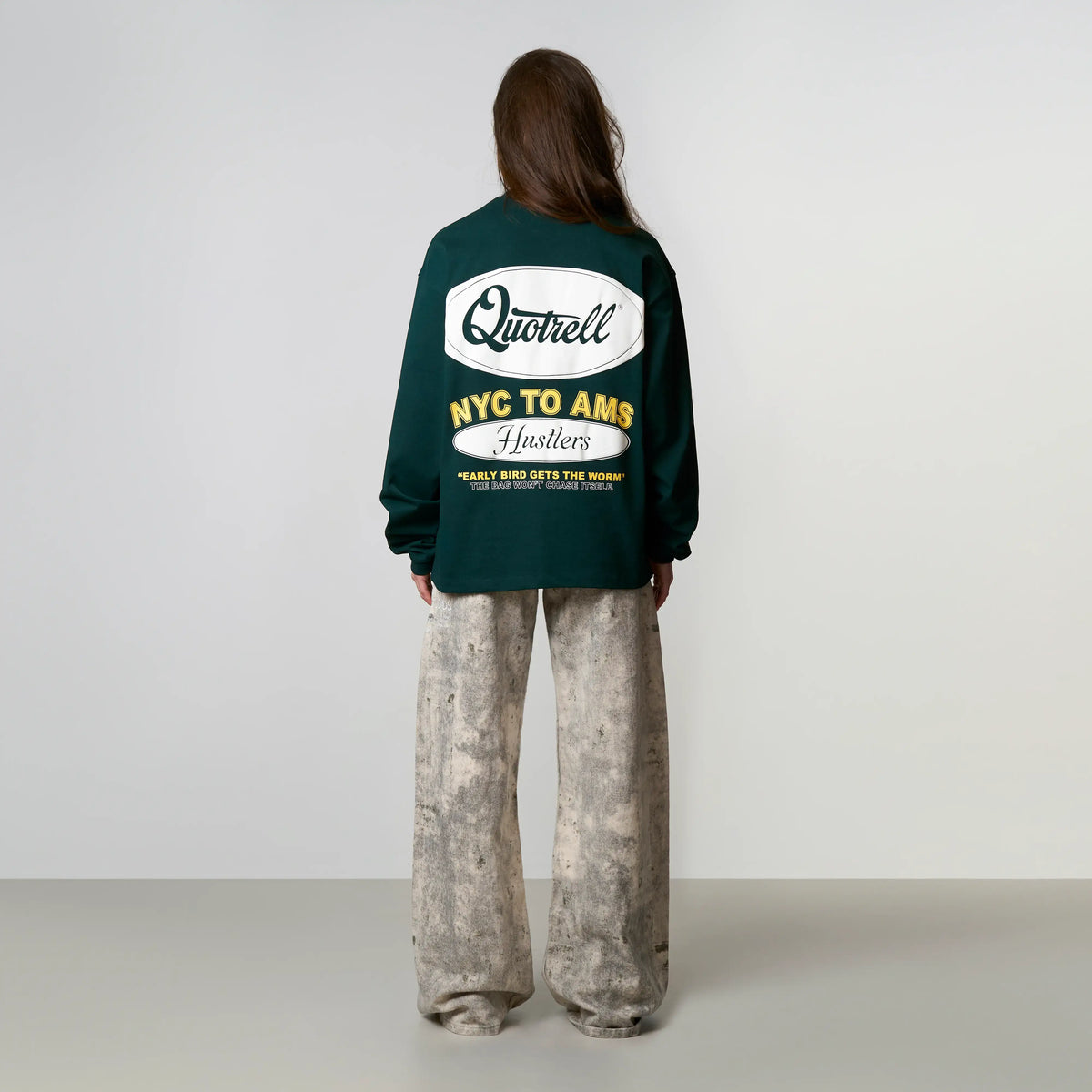 Louis Longsleeve in green and yellow