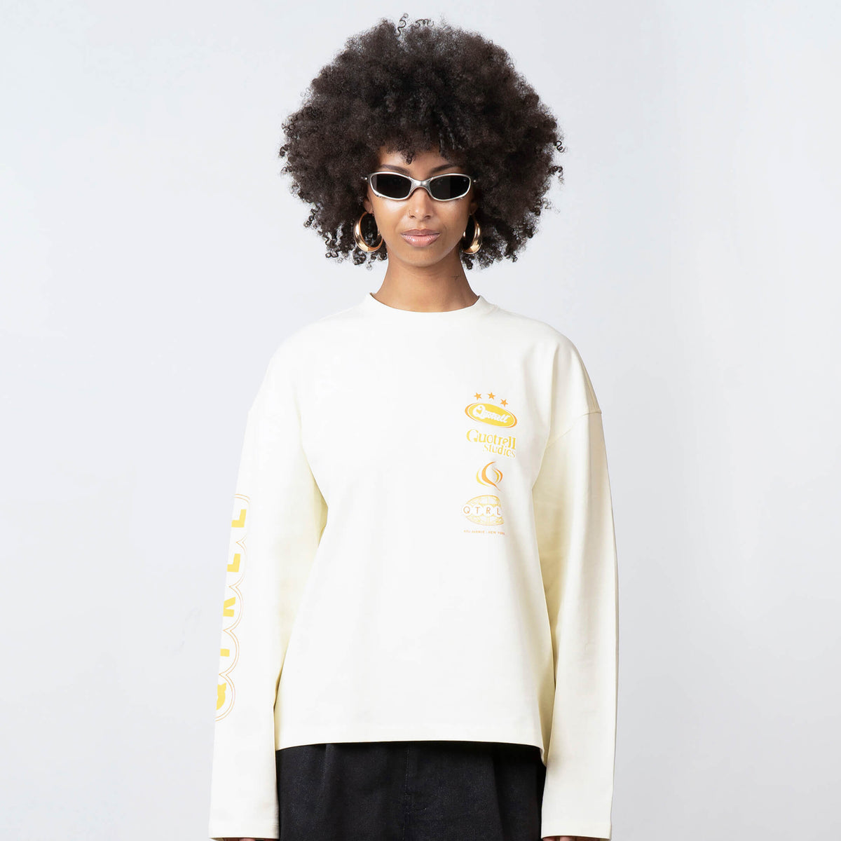 Marino Longsleeve in yellow and orange