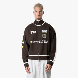 MAX KNITTED ZIP | BROWN