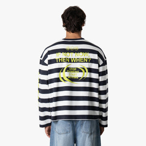 MOVING LONGSLEEVE | NAVY/WHITE