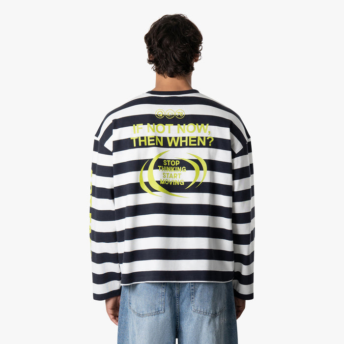 MOVING LONGSLEEVE | NAVY/WHITE