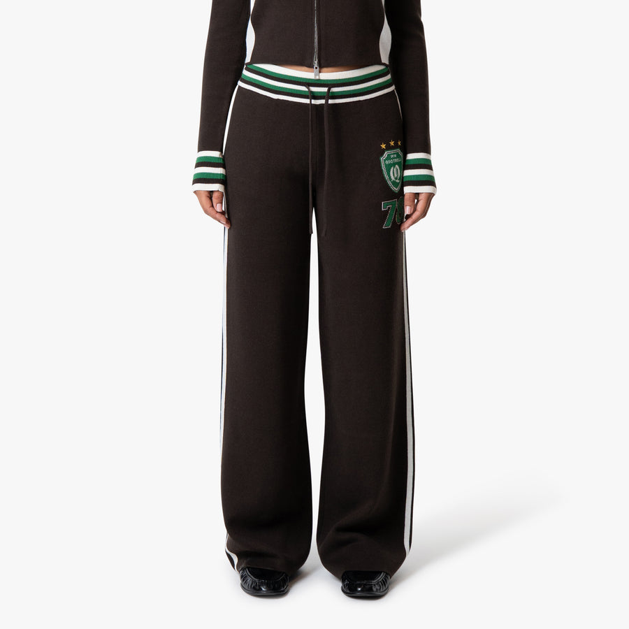 NAOMI KNITTED PANTS | BROWN/GREEN