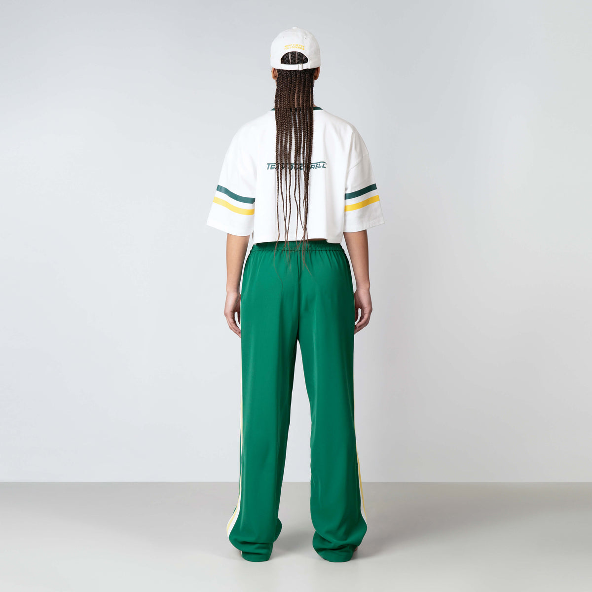 Eva Pants in green and yellow