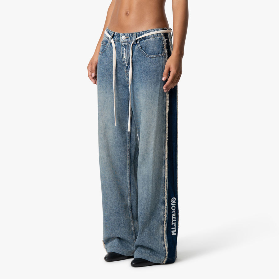 PANEL DENIM JEANS | VINTAGE BLUE