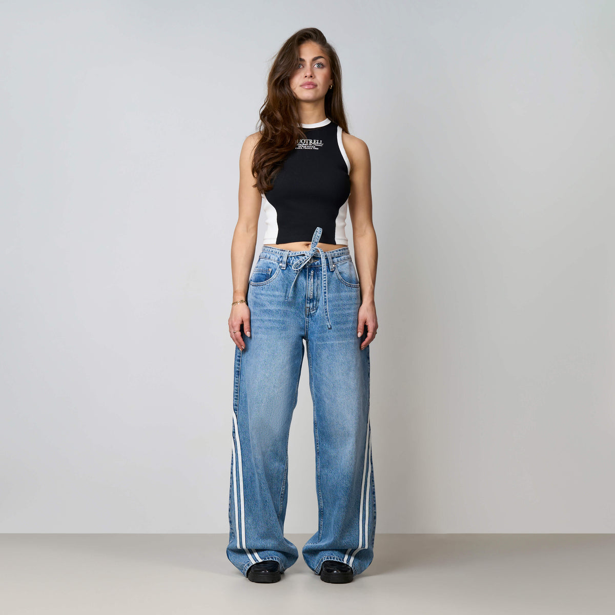 Cleo Denim Jeans in washed blue