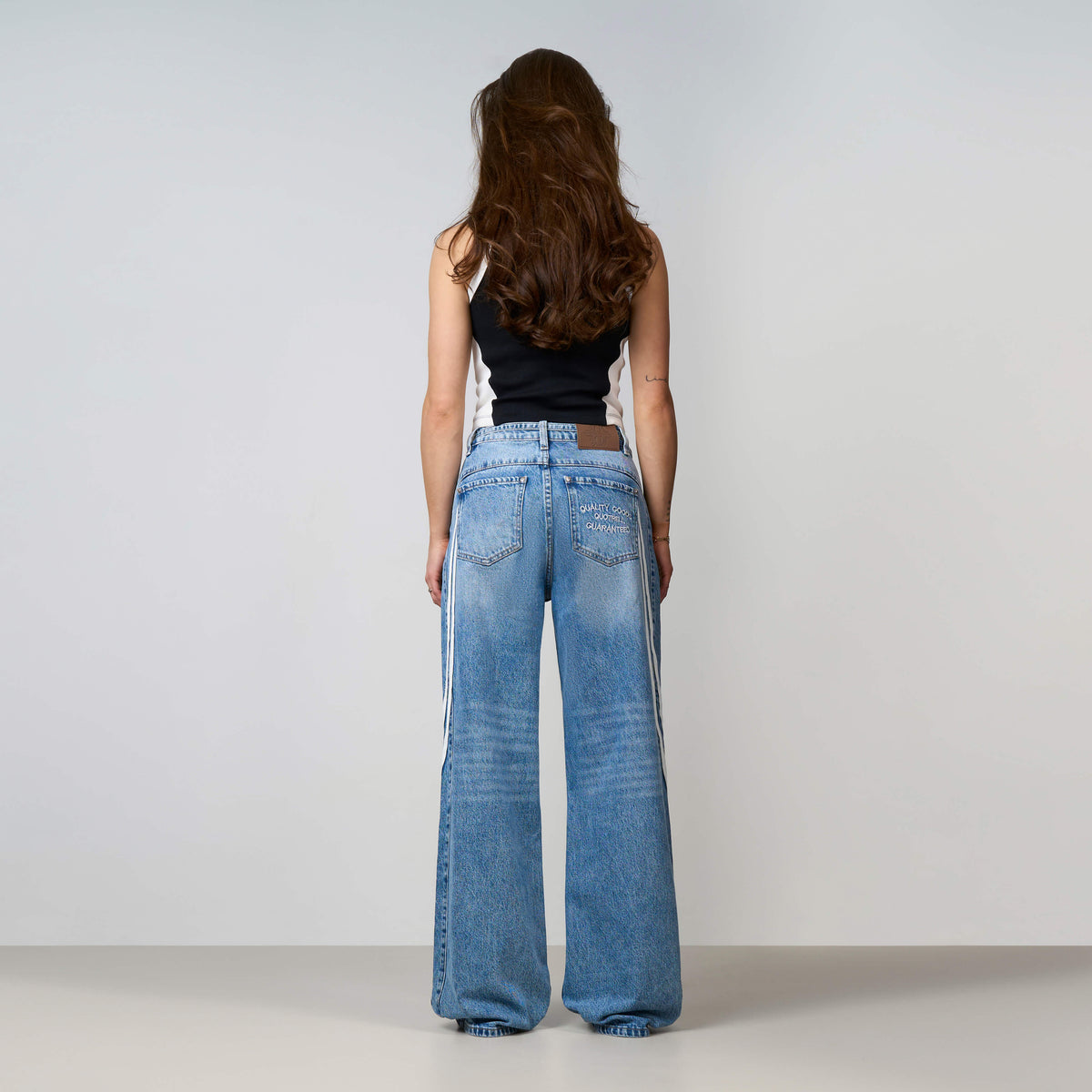 Cleo Denim Jeans in washed blue