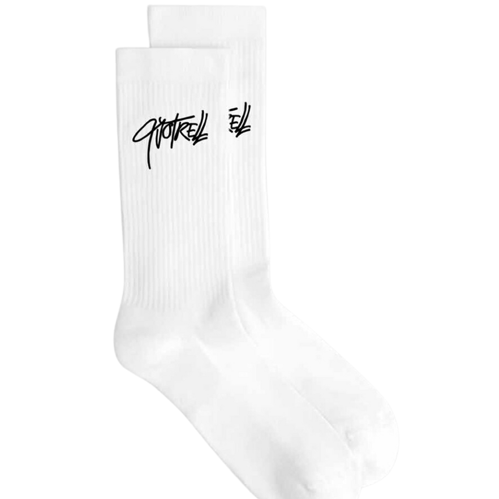 MONTEREY SOCKS 2-PACK | WHITE/BLACK