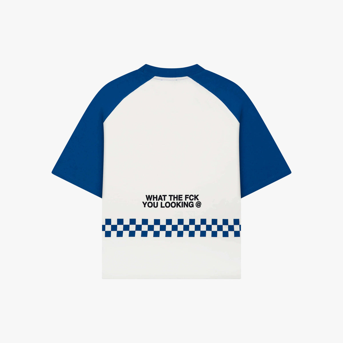 Emilio Boxy Tee in blue and white