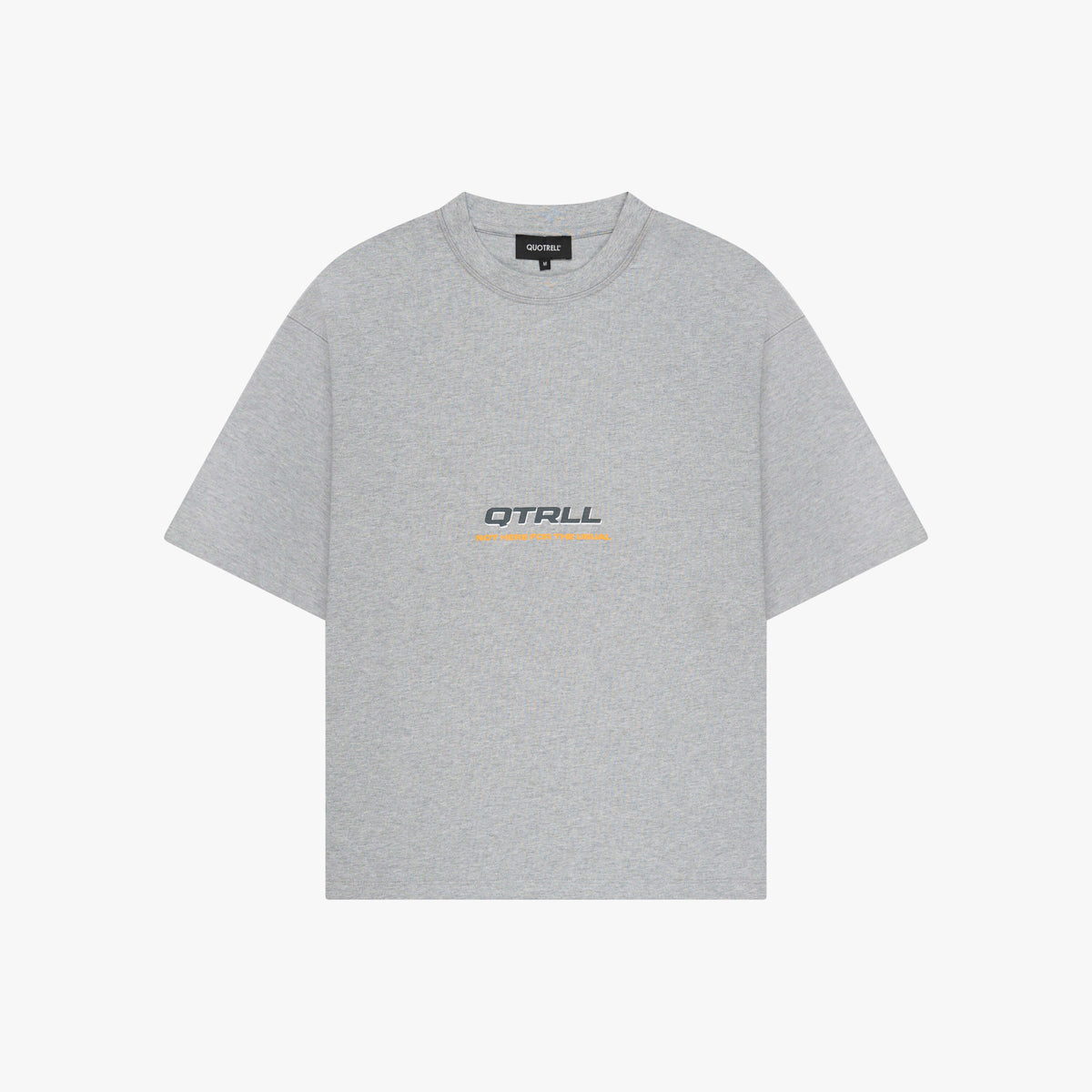 Risk Tee in grey melee and petrol