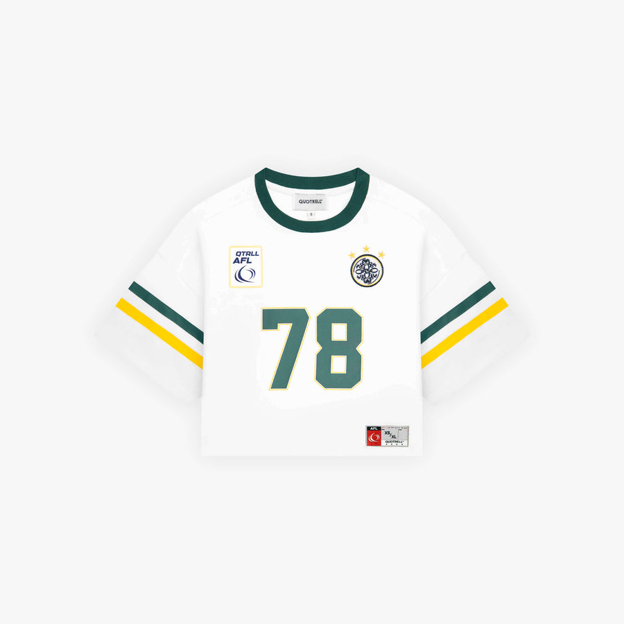 T-shirt court ZIA | Blanc/Vert