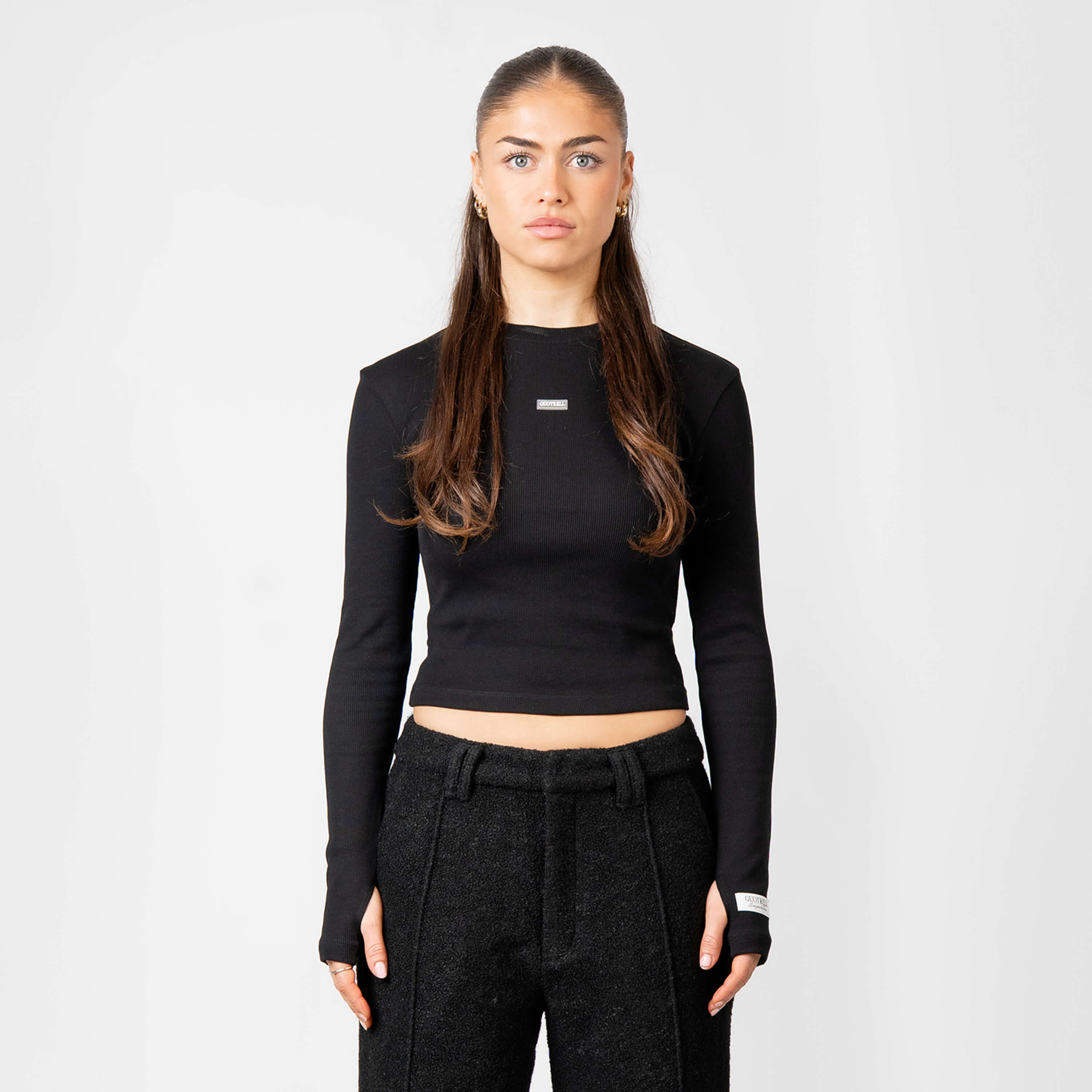 CHLOE KNITTED CARDIGAN | BLACK/WHITE – Quotrell